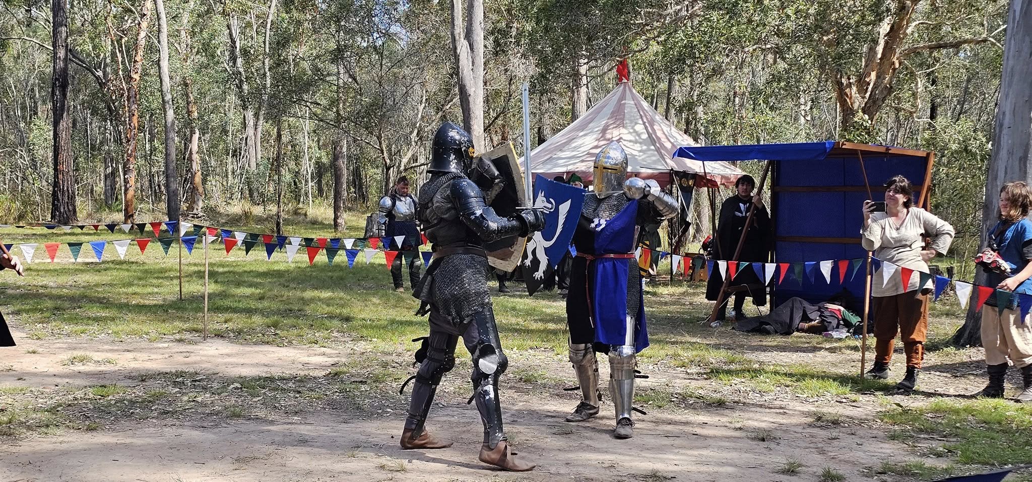 Combat training action shot one