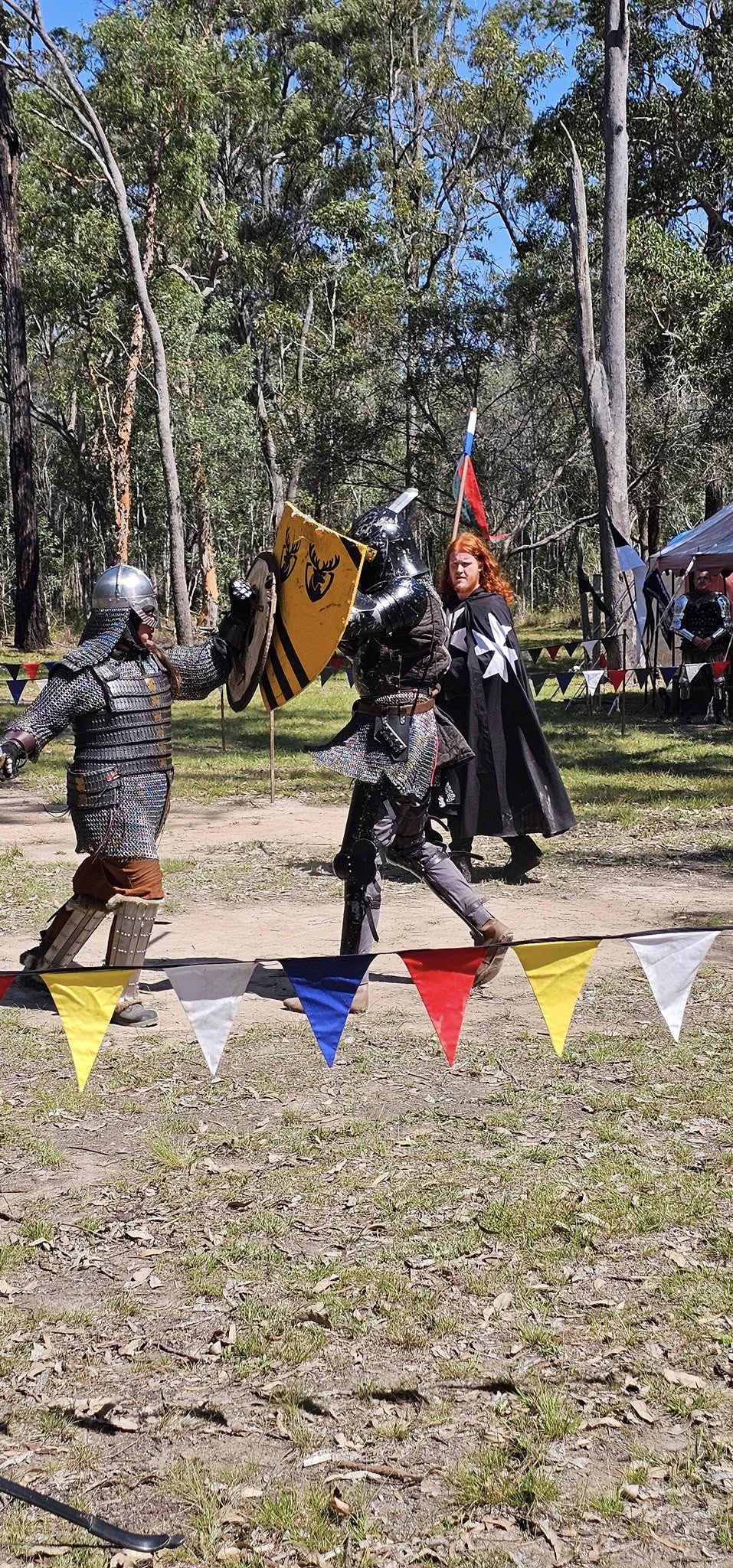 Combat training action shot two