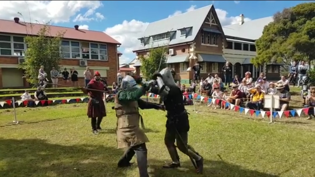 Combat training action shot eight