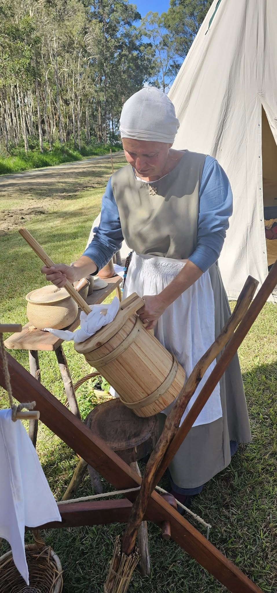 Butter making process completed