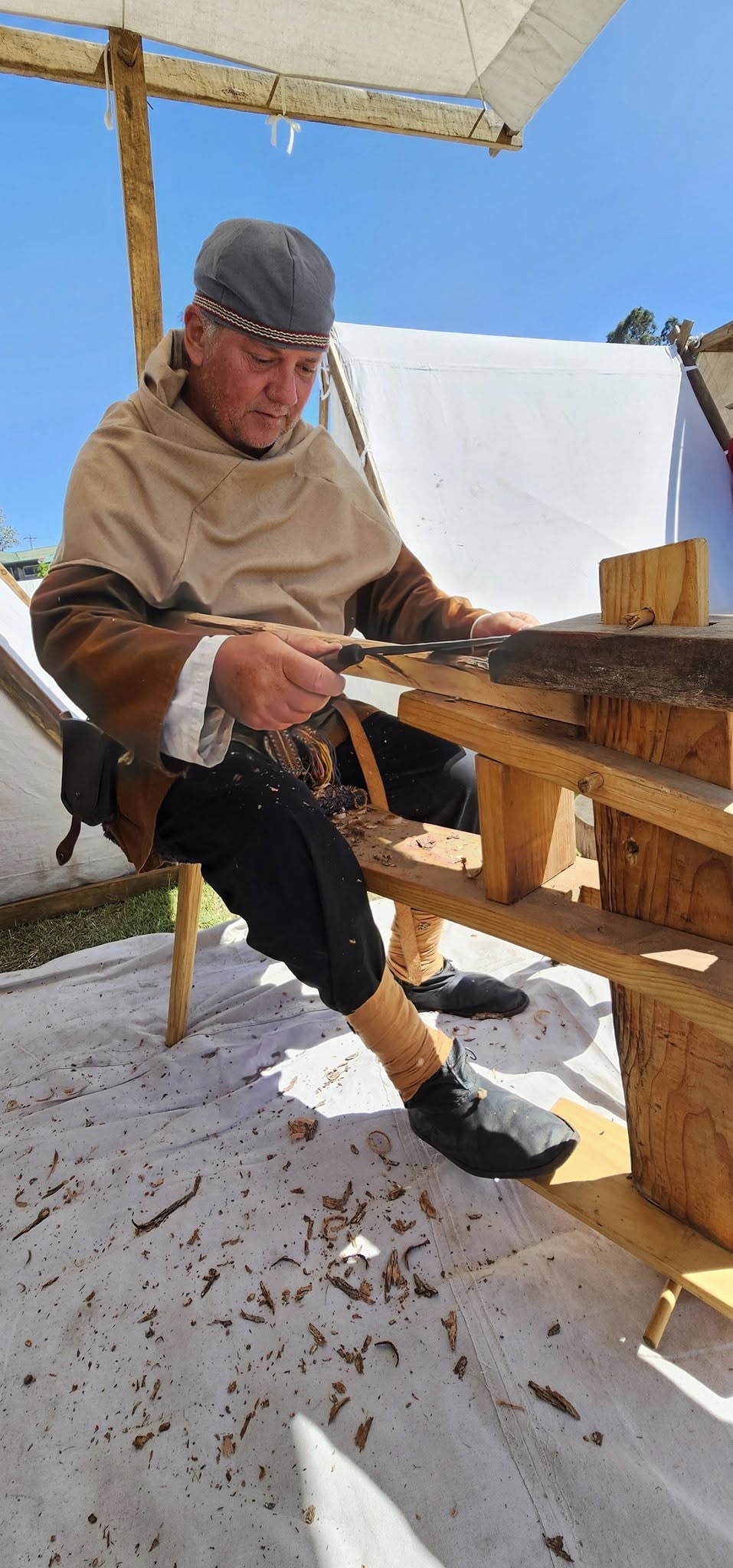 Bow making workshop detail